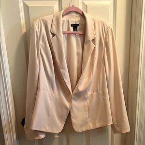 Lane Bryant Cream Blazer